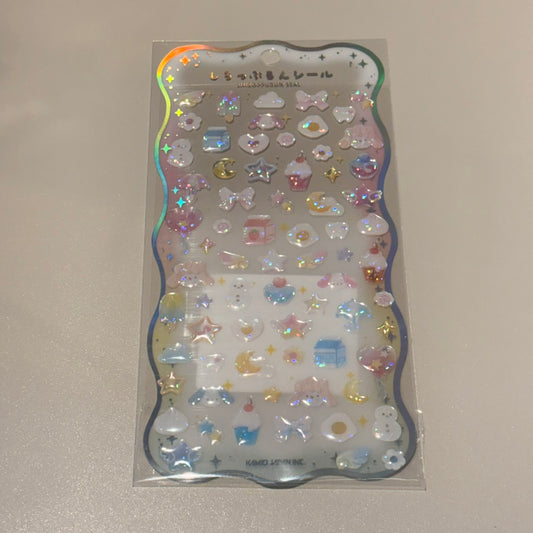 しろっぷるんシール　しろっぷるん